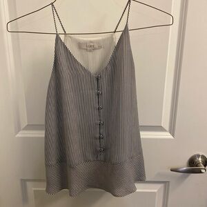 Loft striped strapped blouse